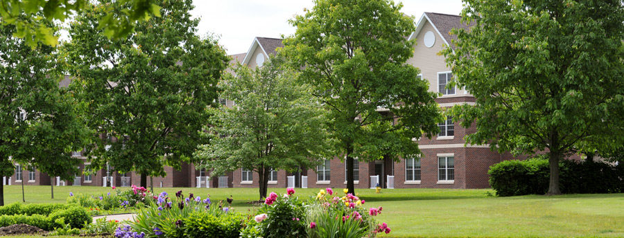 The secure buildings at Acacia Village