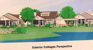 Exterior cottages perspective